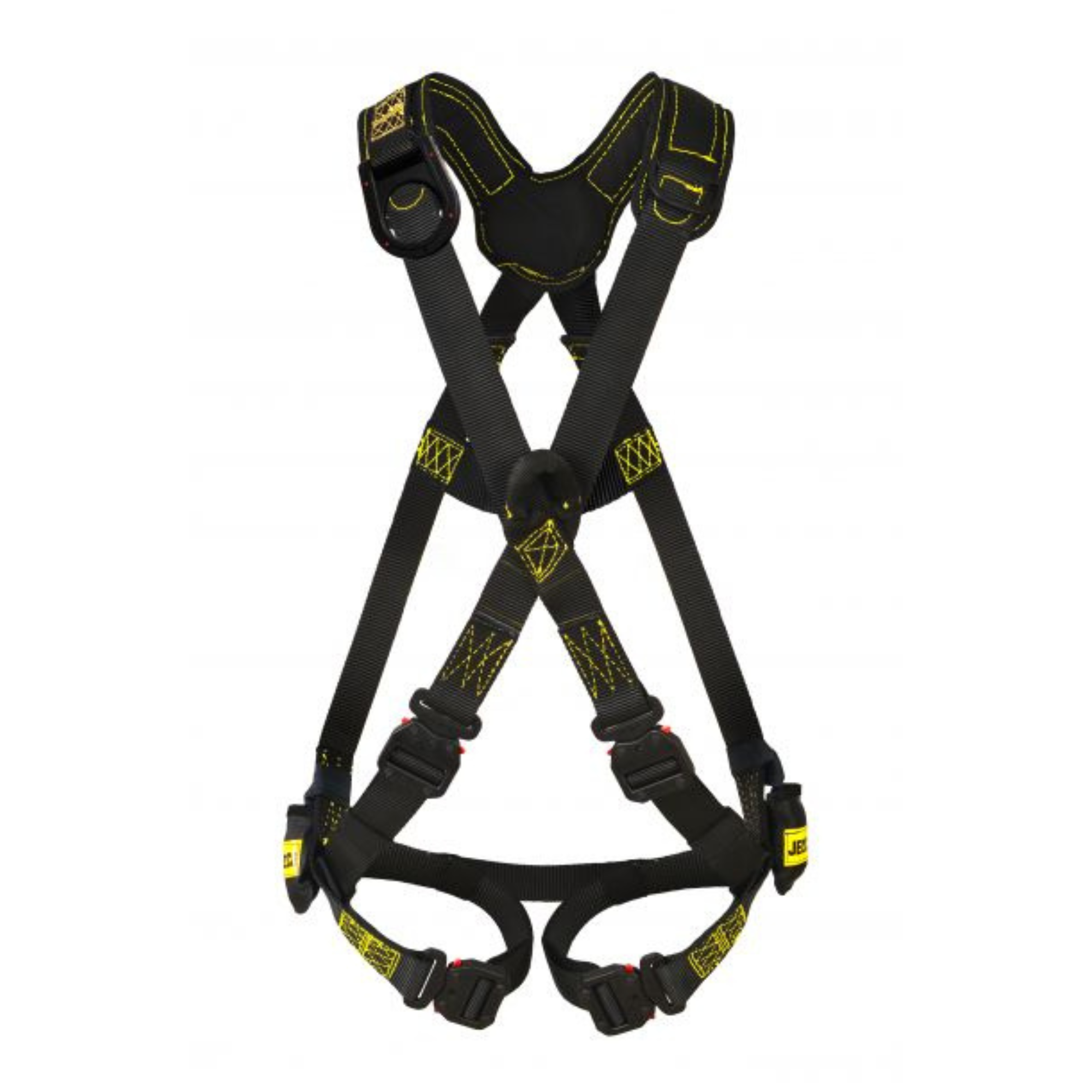Jelco Arc Flash Nylon Harness X Style with Di-Electric Quick Connects and 18" D-Ring Extension from GME Supply